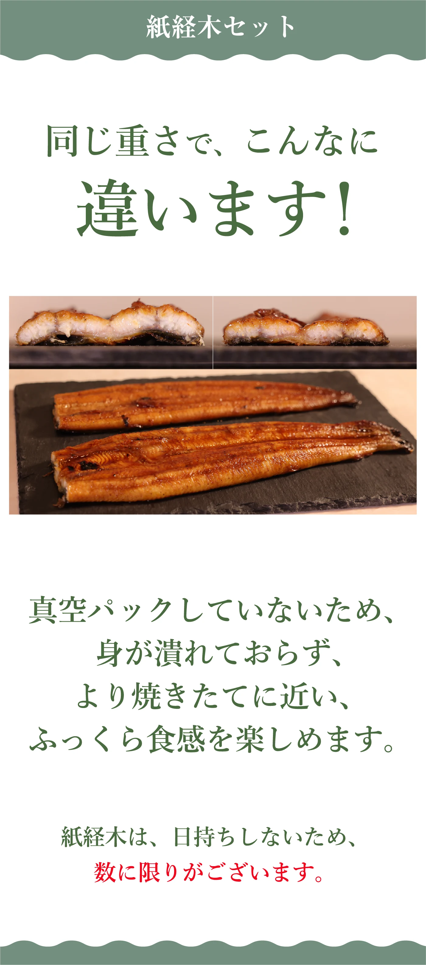 ジャンボうなぎセット